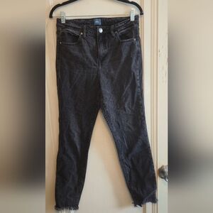 Jag Brand Size 6/29 Skinny Jeans, Soft Black Color Denim